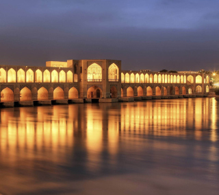 Khaju Bridge - Iran - Obrázkek zdarma pro iPad mini