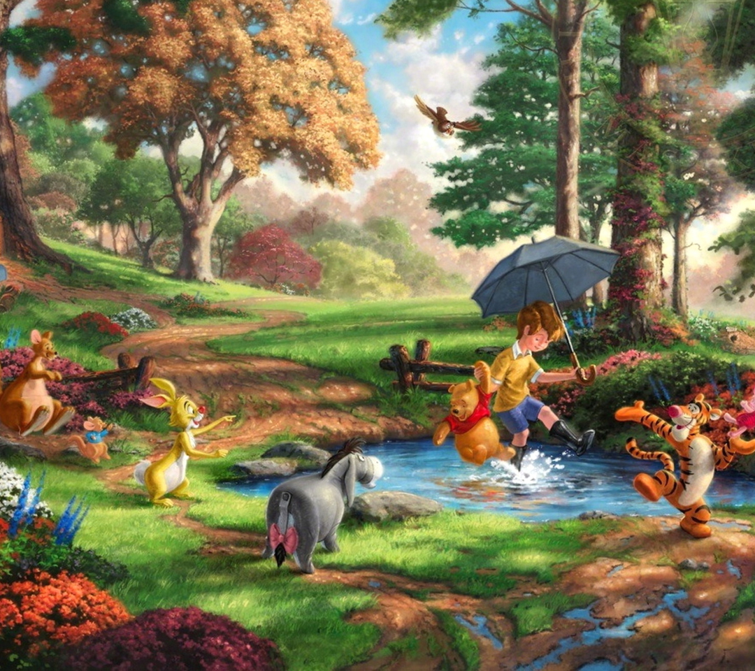 Winnie The Pooh And Friends wallpaper 1080x960
