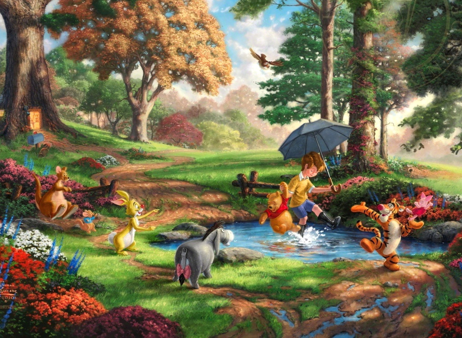 Winnie The Pooh And Friends wallpaper 1920x1408