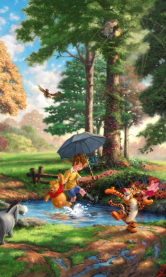 Winnie The Pooh And Friends wallpaper 240x400