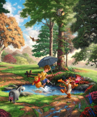 Winnie The Pooh And Friends - Obrázkek zdarma pro Nokia Asha 310