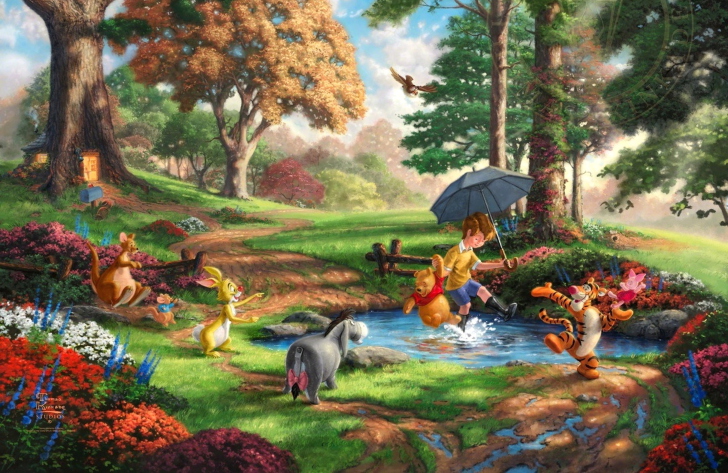 Winnie The Pooh And Friends wallpaper