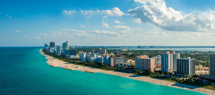 South Beach in Miami wallpaper 720x320