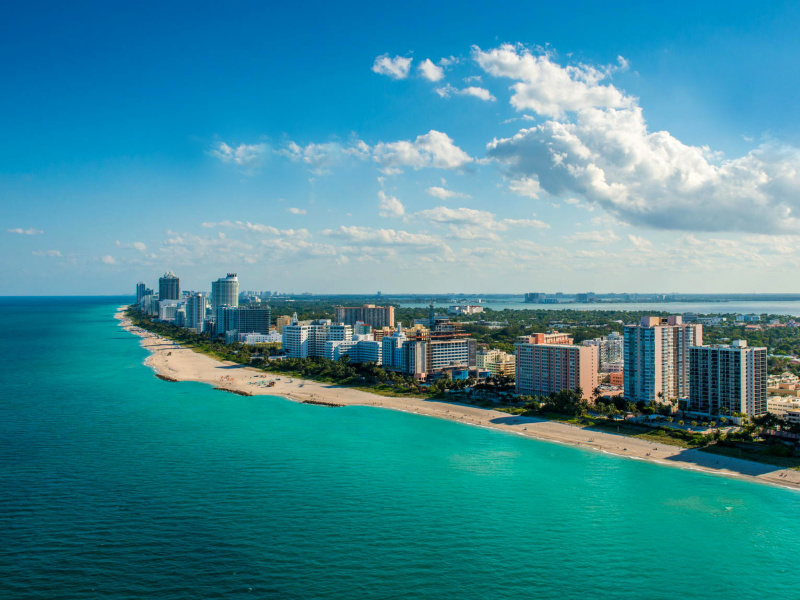 Fondo de pantalla South Beach in Miami 800x600