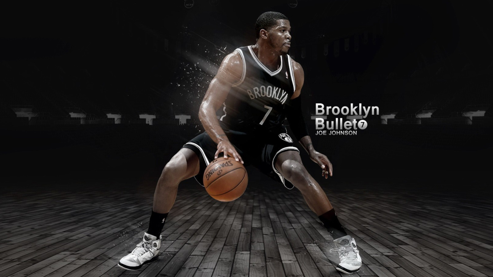 Screenshot №1 pro téma Joe Johnson from Brooklyn Nets NBA 1600x900