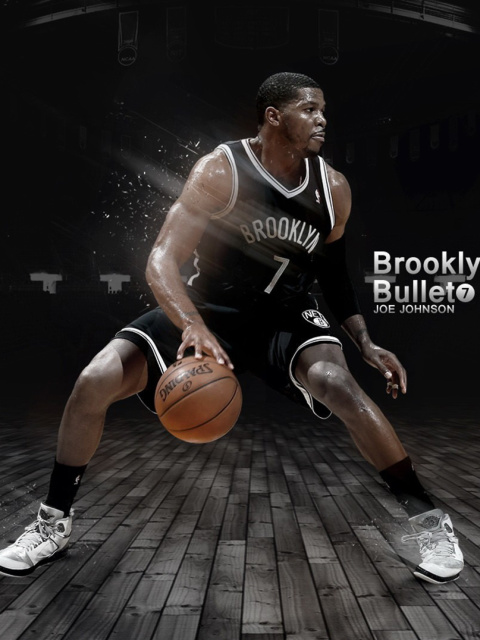 Screenshot №1 pro téma Joe Johnson from Brooklyn Nets NBA 480x640