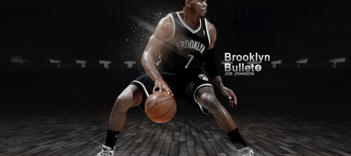 Screenshot №1 pro téma Joe Johnson from Brooklyn Nets NBA 720x320