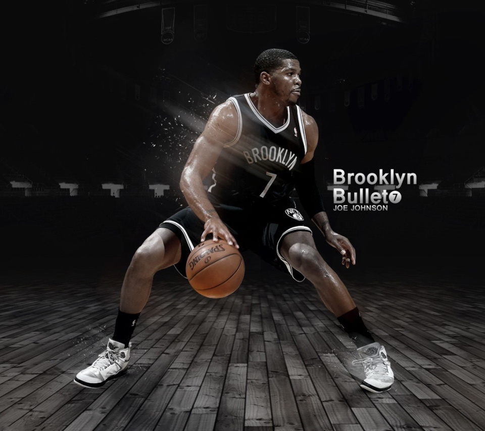 Fondo de pantalla Joe Johnson from Brooklyn Nets NBA 960x854