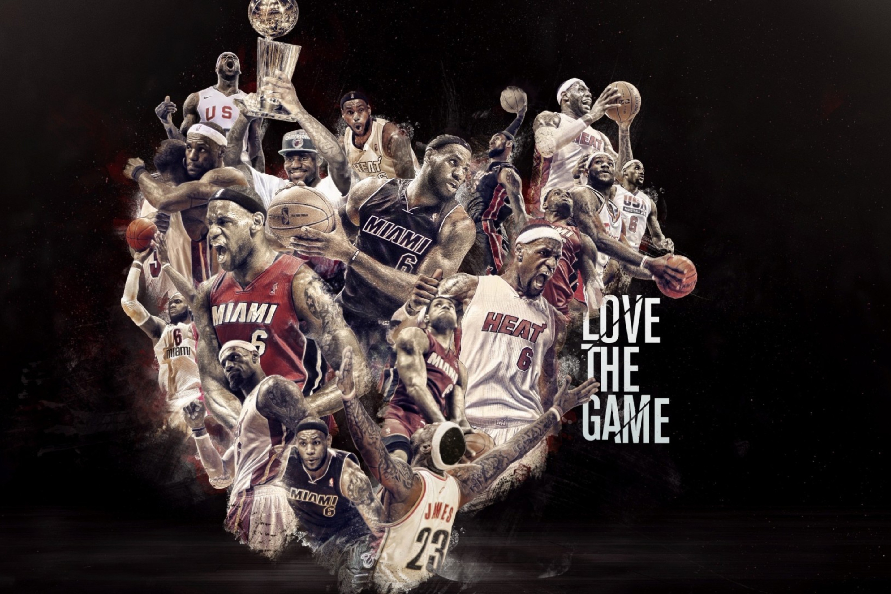 NBA, Basketball, Miami wallpaper 2880x1920