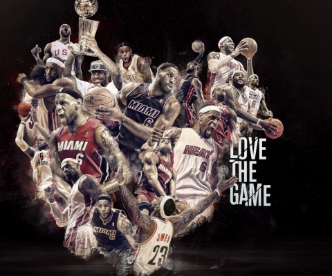 Fondo de pantalla NBA, Basketball, Miami 480x400