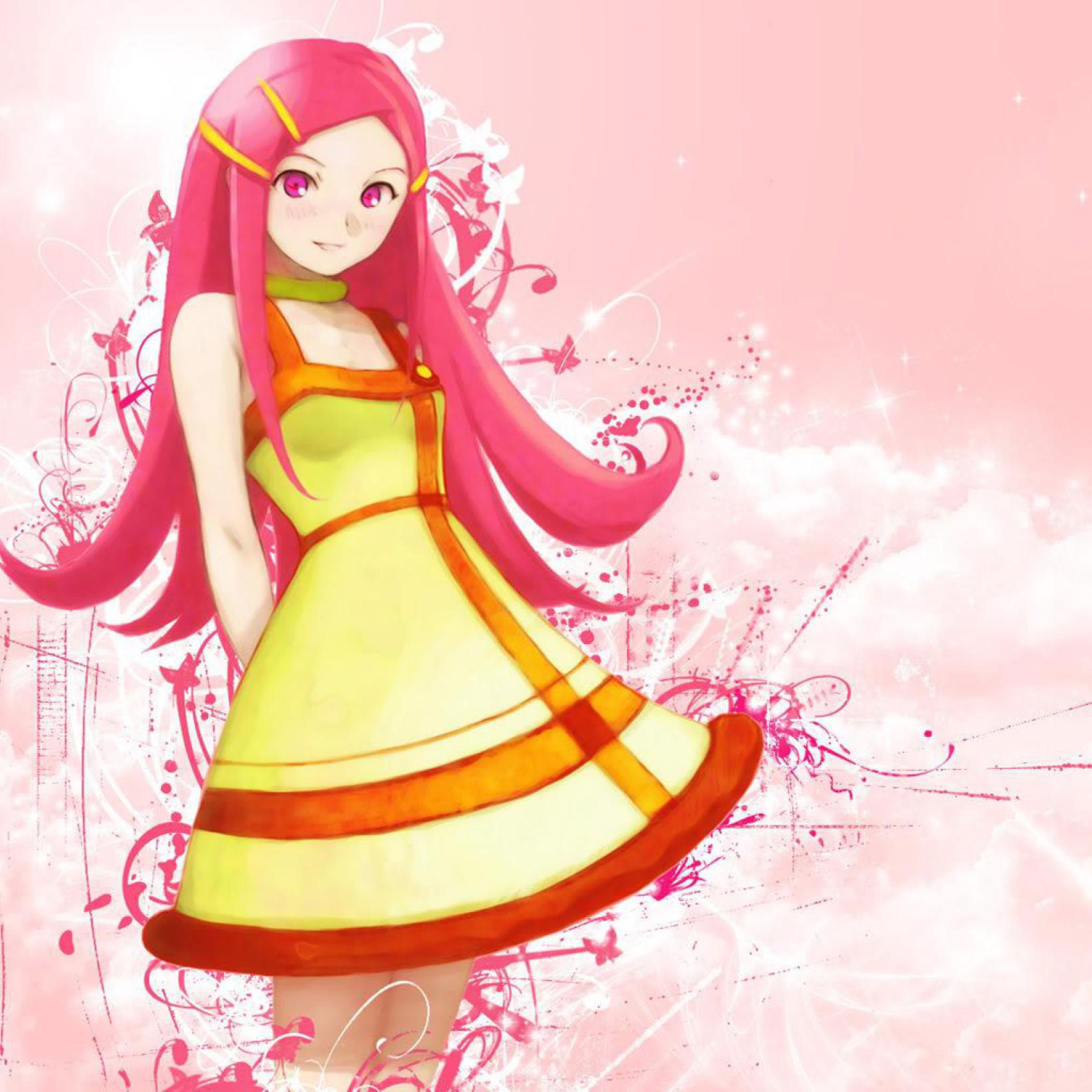 Sfondi Girl With Pink Hair 2048x2048