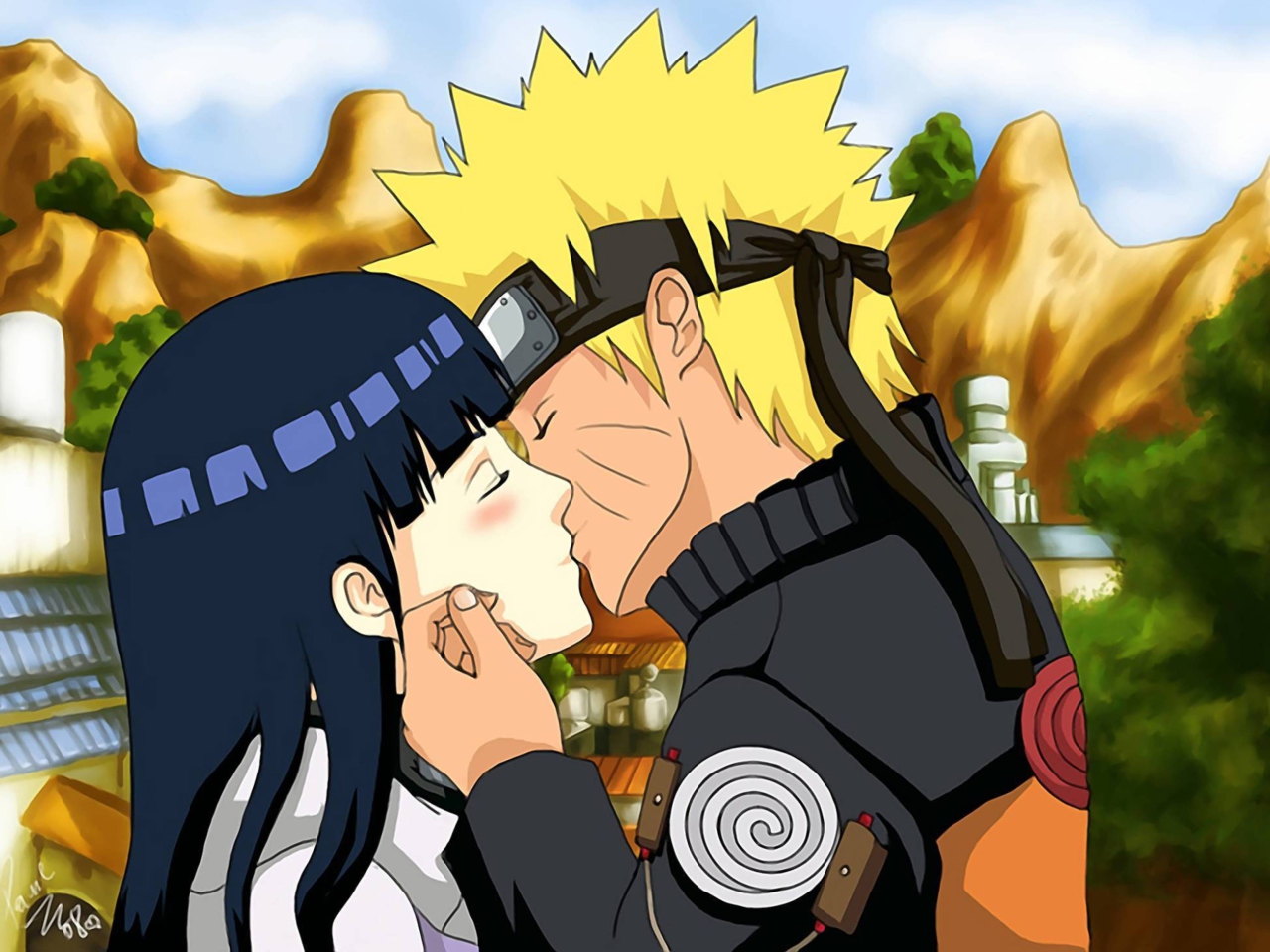 Screenshot №1 pro téma Naruto Anime - Kiss 1280x960