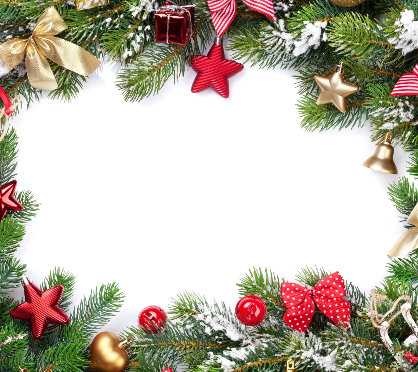 Festival decorate a christmas tree wallpaper 1440x1280