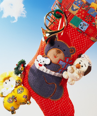 Christmas Gift Socks - Obrázkek zdarma pro Nokia Asha 305