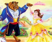 Screenshot №1 pro téma Beauty and the Beast Disney Cartoon 176x144