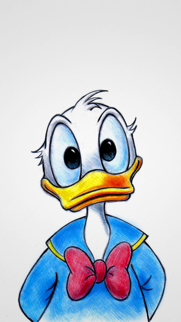 Fondo de pantalla Donald Duck 750x1334