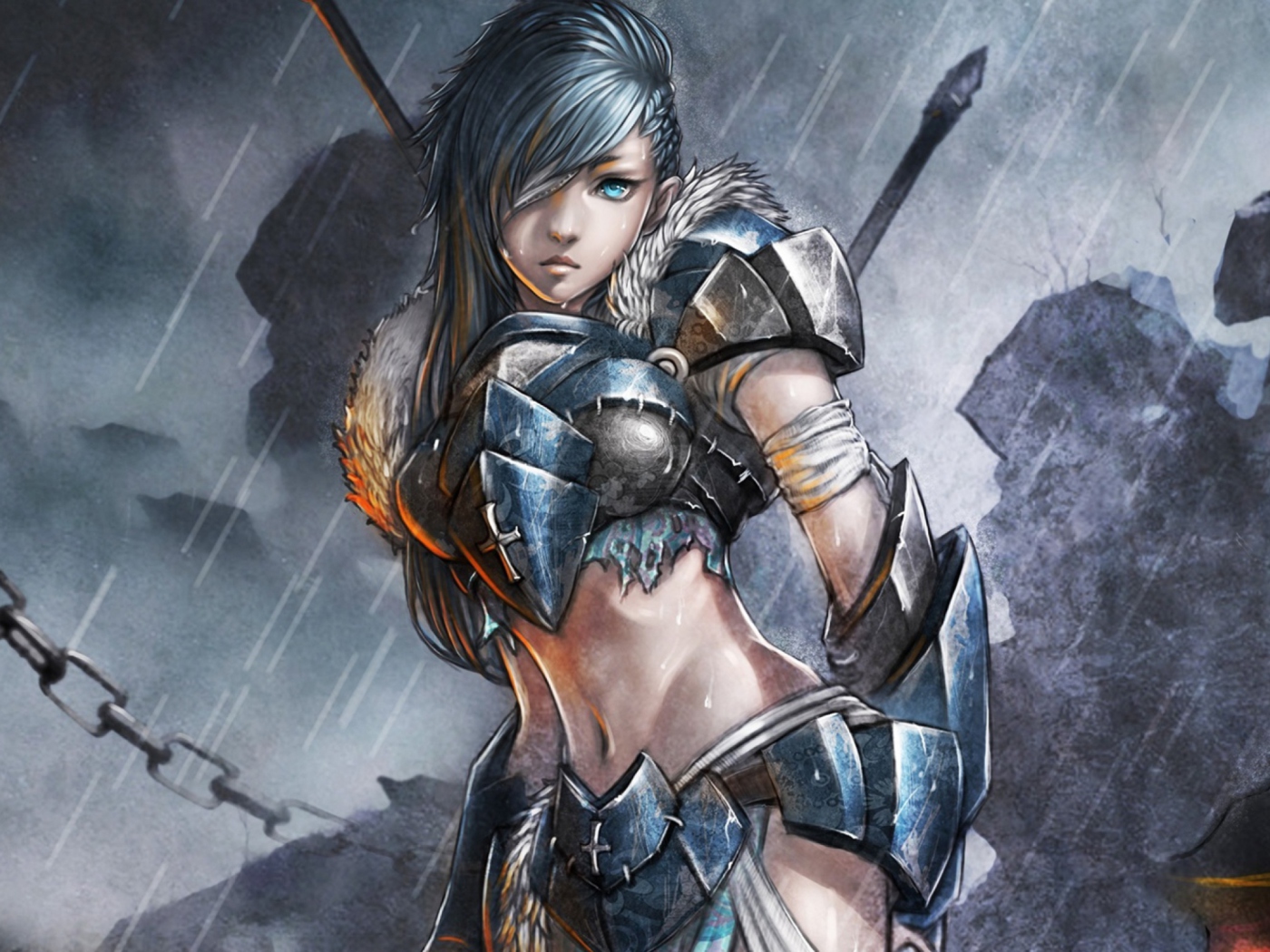 Screenshot №1 pro téma Woman Warrior 1400x1050