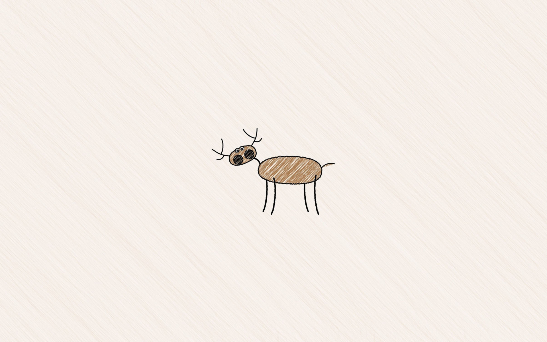 Screenshot №1 pro téma Funny Deer Drawing 1920x1200