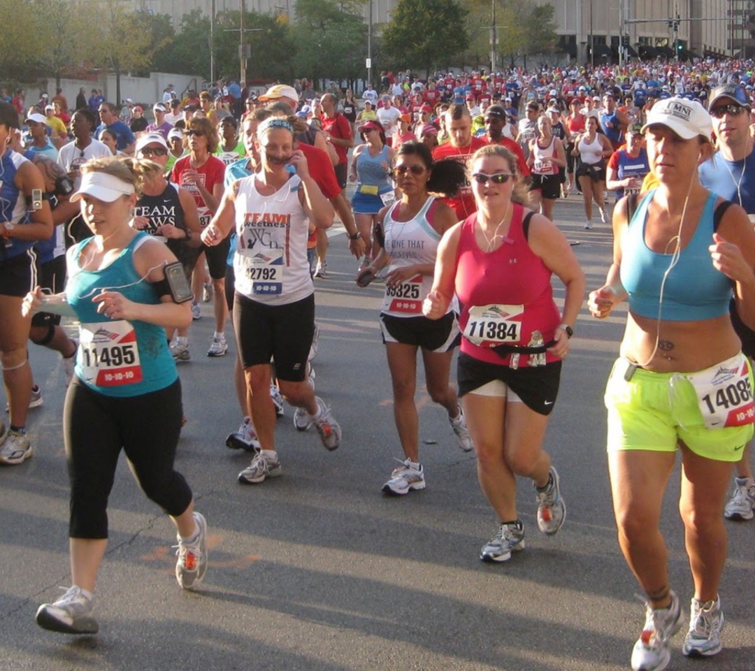 Обои Chicago Marathon 1080x960