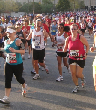 Chicago Marathon - Obrázkek zdarma pro Nokia 5233