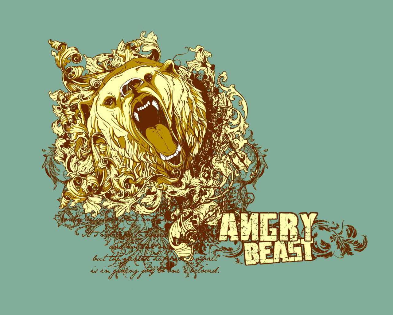 Das Angry Beast Wallpaper 1280x1024