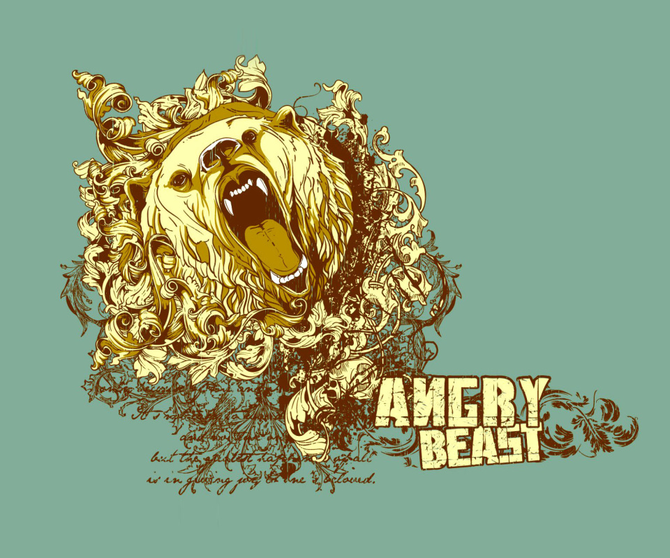Das Angry Beast Wallpaper 960x800