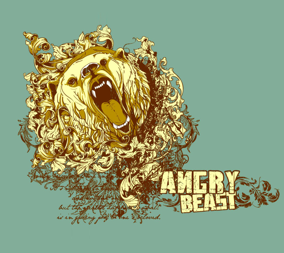 Das Angry Beast Wallpaper 960x854