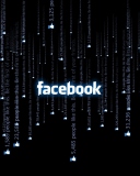 Fondo de pantalla Facebook Matrix 128x160