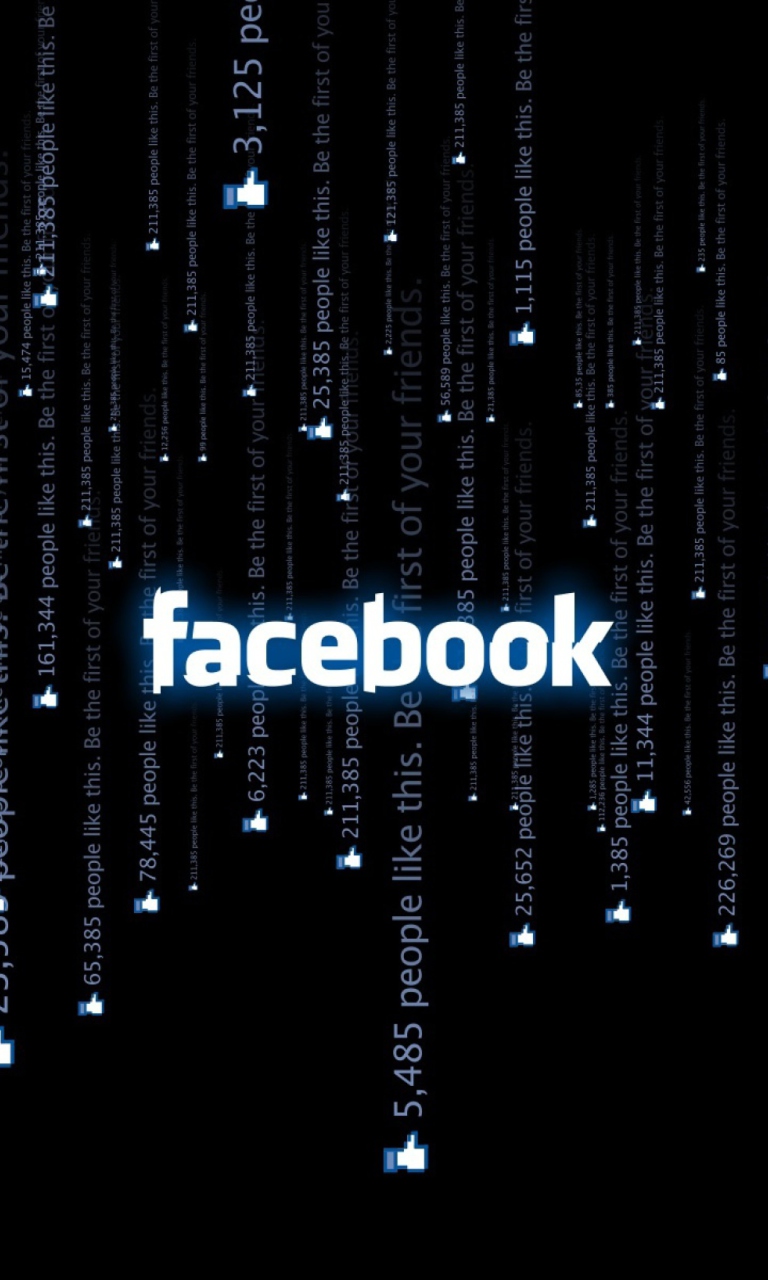 Facebook Matrix wallpaper 768x1280