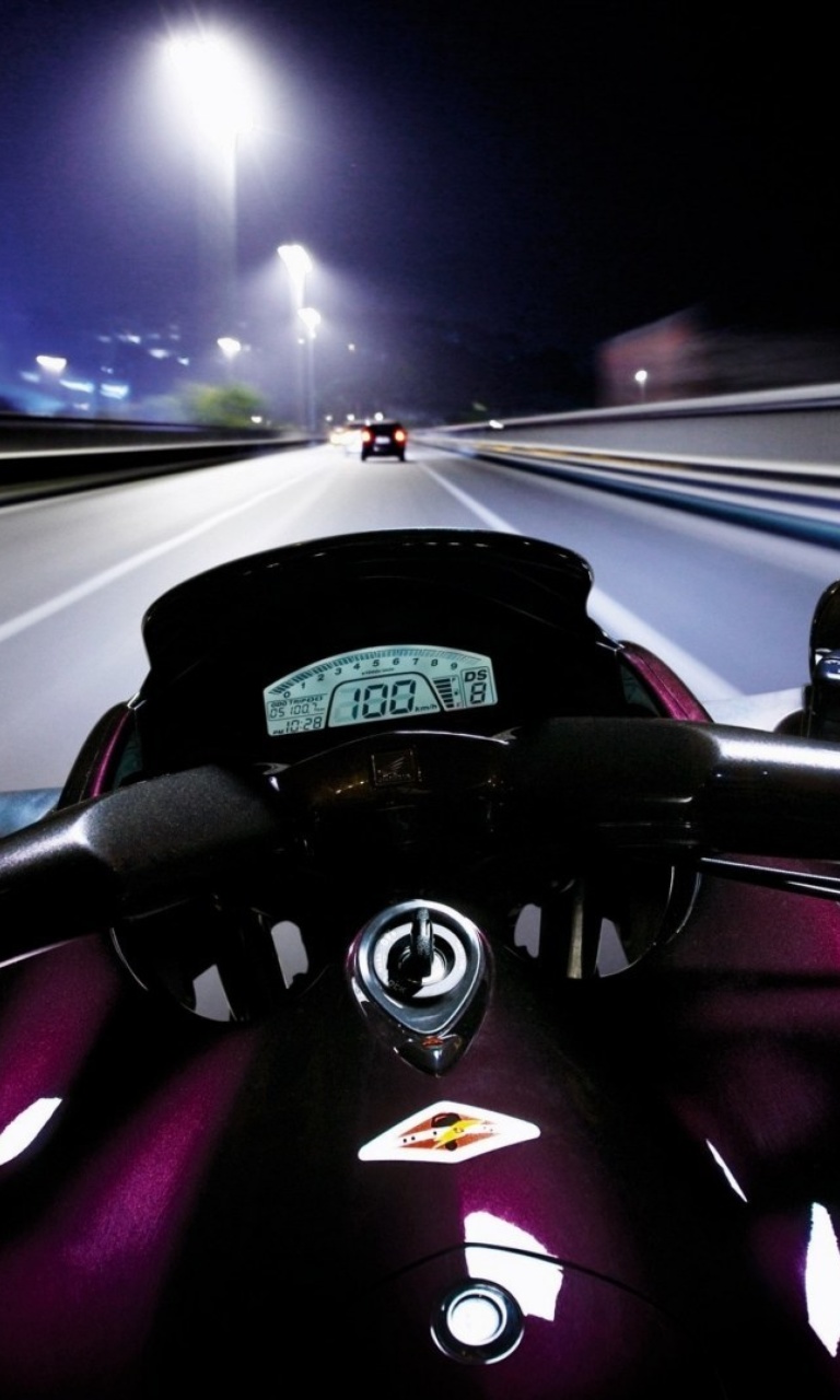 Fondo de pantalla Motorcycle speedway 768x1280