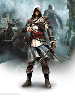 Assassins Creed Black Flag Game wallpaper 240x320