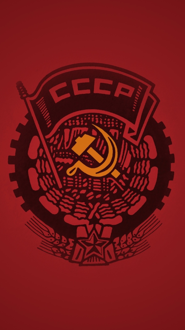 Das Ussr Logo Wallpaper 640x1136