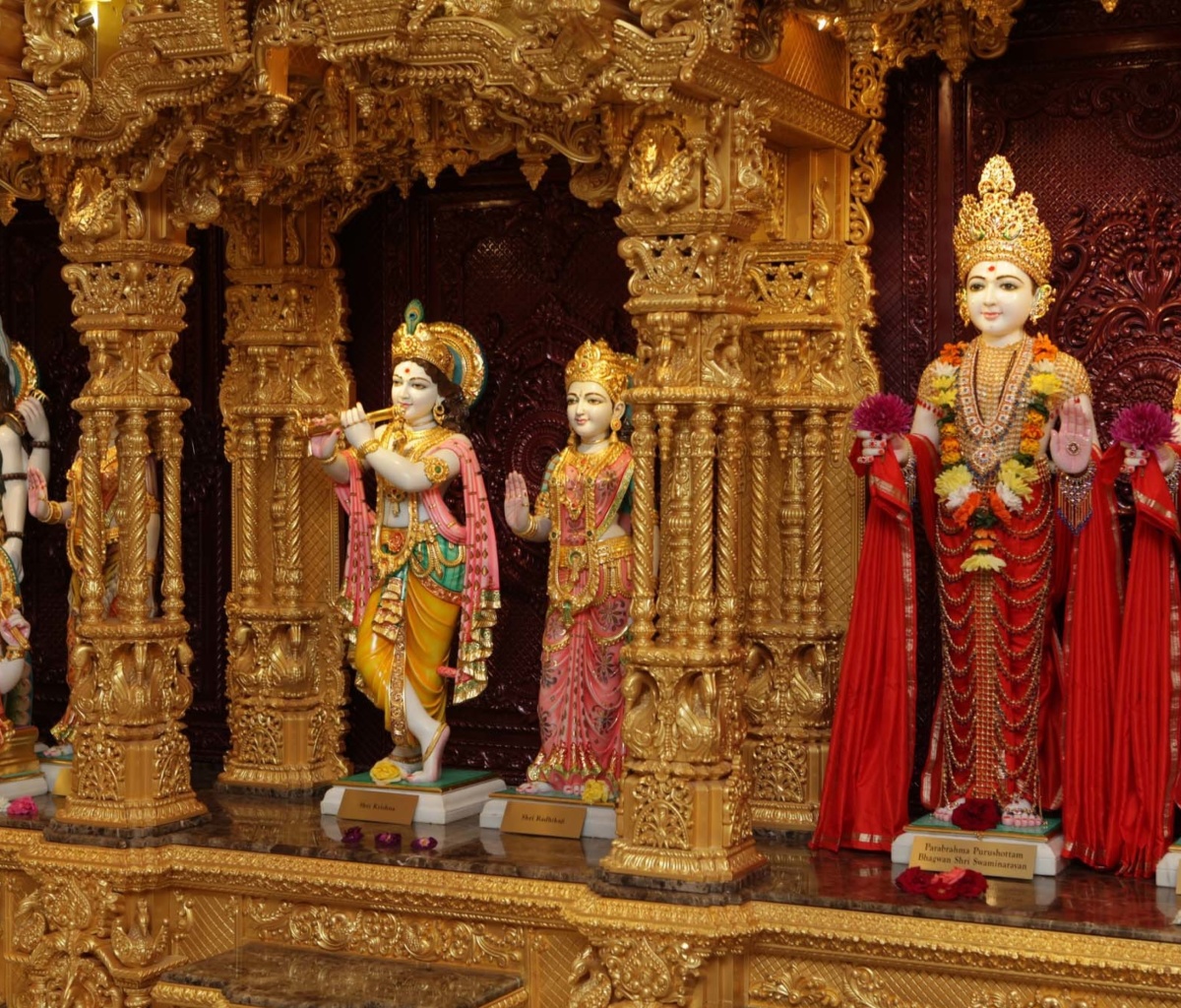 Fondo de pantalla Inside a Hindu Temple 1200x1024