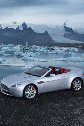 Screenshot №1 pro téma Aston Martin Vantage Roadster 320x480