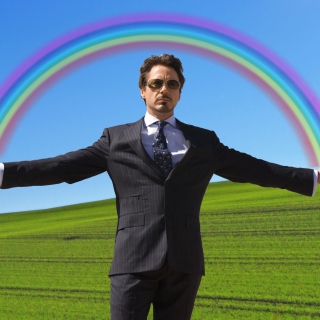 Robert Downey Jr - Obrázkek zdarma pro iPad 2