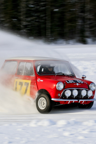 Screenshot №1 pro téma Winter Autosport 320x480