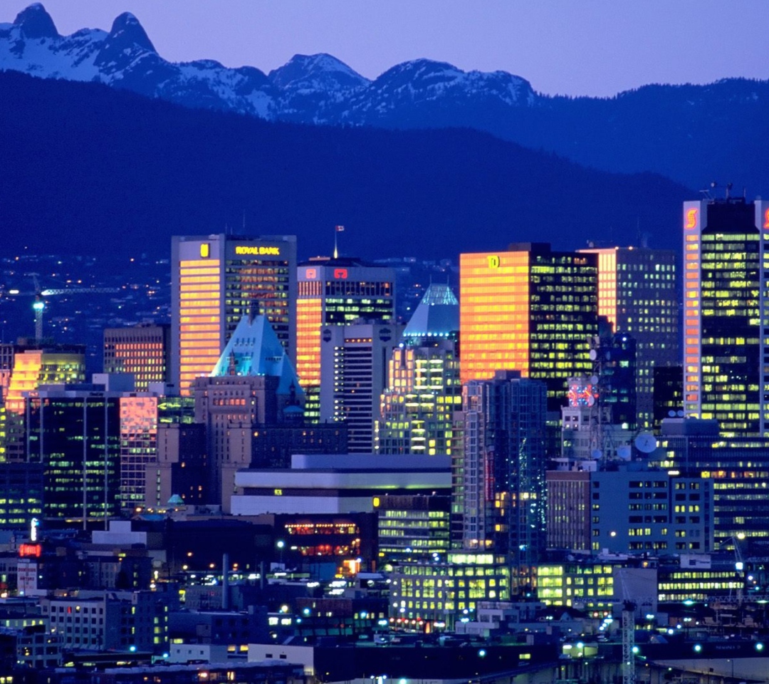 Fondo de pantalla Vancouver Skyline 1080x960