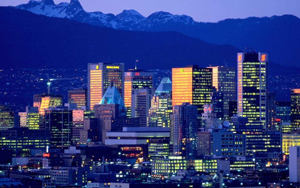 Vancouver Skyline wallpaper 1280x800