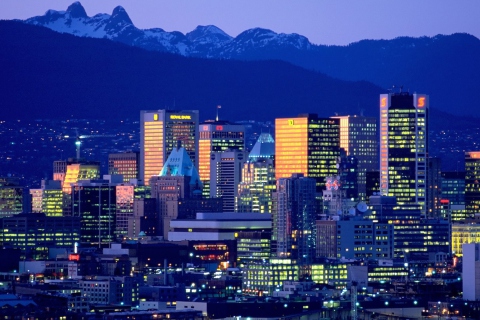 Vancouver Skyline wallpaper 480x320