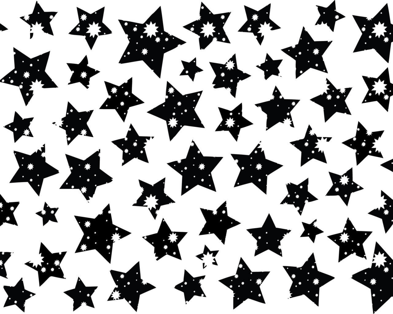 Black And White Stars screenshot #1 1280x1024