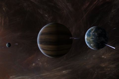 Screenshot №1 pro téma Orbit of Jupiter 480x320