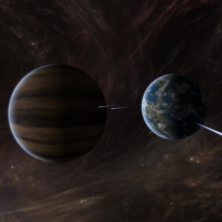 Orbit of Jupiter - Obrázkek zdarma pro iPad 2