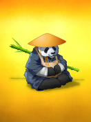 Funny Panda Illustration screenshot #1 132x176