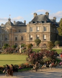 Das Luxembourg Palace Wallpaper 128x160