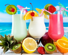 Summer Drinks wallpaper 220x176