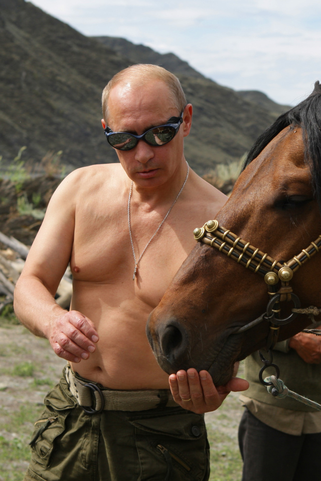Sfondi Vladimir Putin Best President 640x960