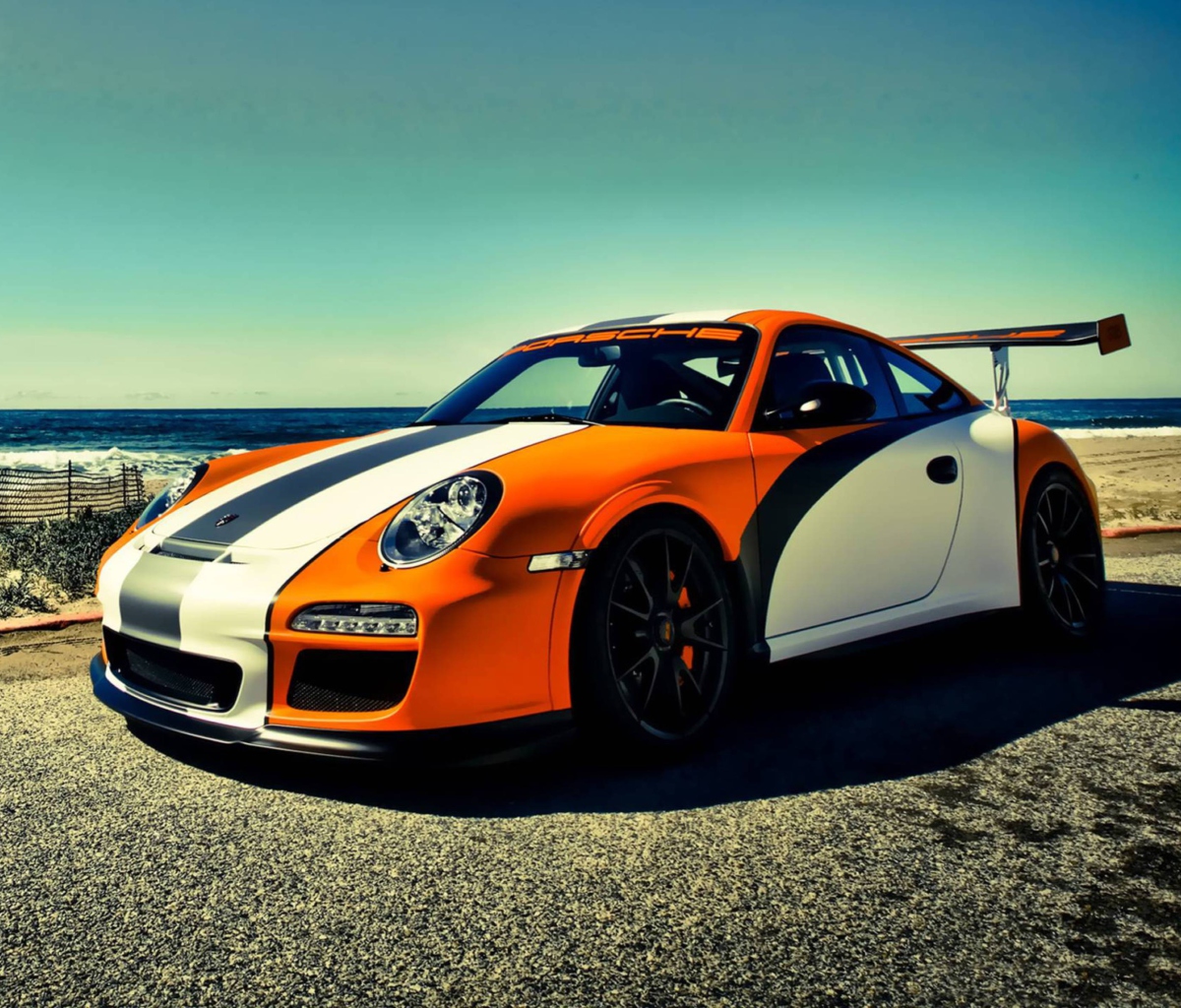 Screenshot №1 pro téma Orange Porsche 911 1200x1024