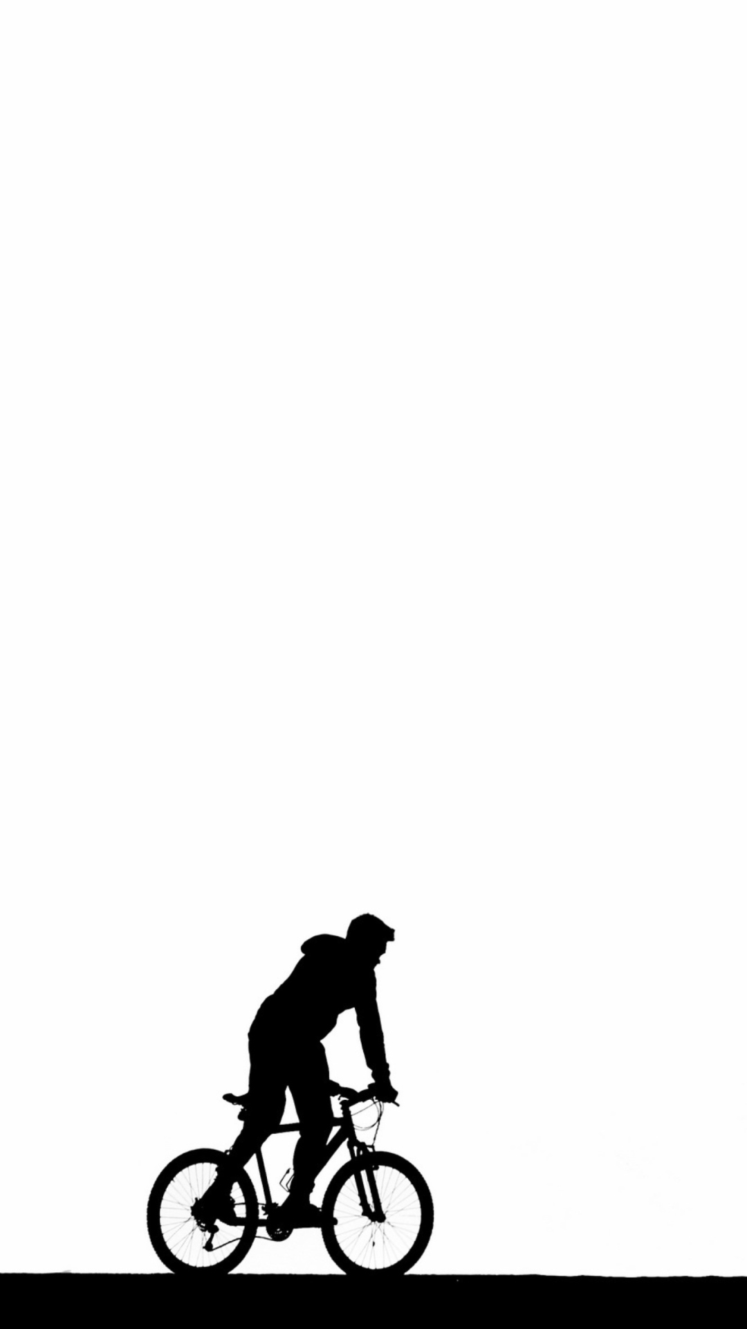 Bicycle Silhouette wallpaper 1080x1920