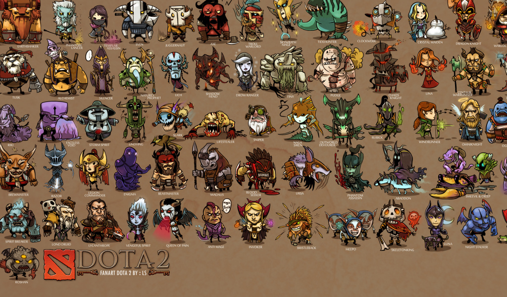 Screenshot №1 pro téma Dota 2 Characters 1024x600