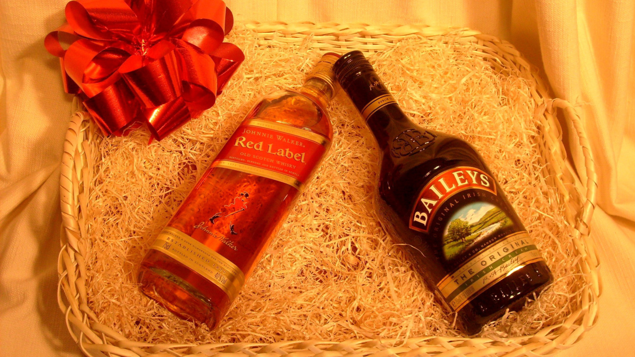 Baileys and Red Label wallpaper 1280x720